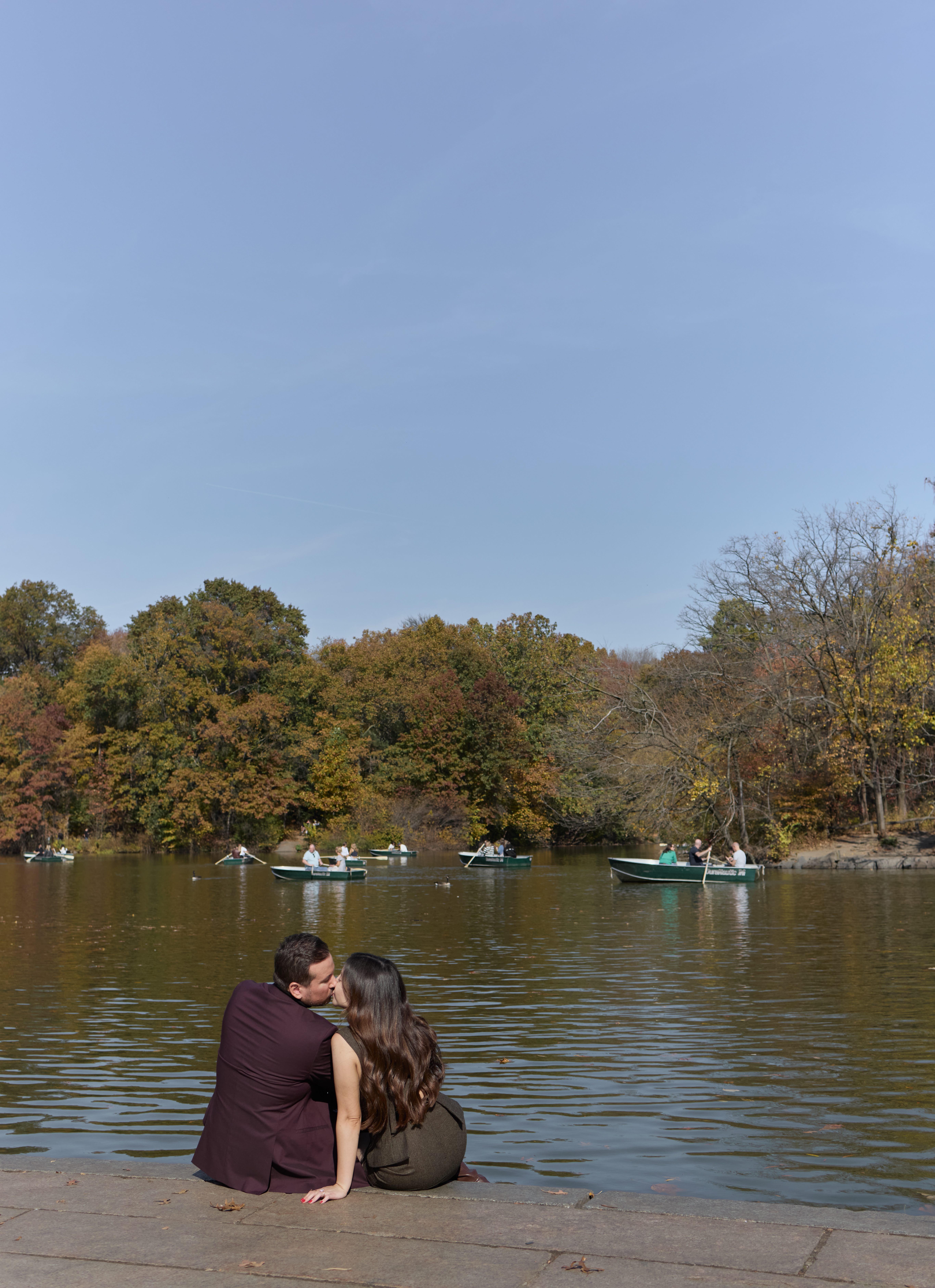 Heather and Josef sharing a quiet moment at the water's edge